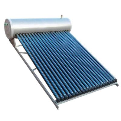 China Outdoor Good performance solar water heater under Sun and rain day for sale