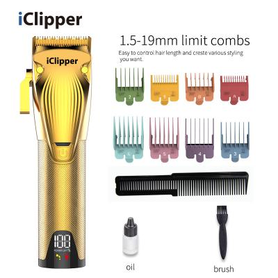 China iClipper-K31s Electric Hair Trimmer Outdoor Cutting Machine Salon Electric Men Hair Clippers for sale