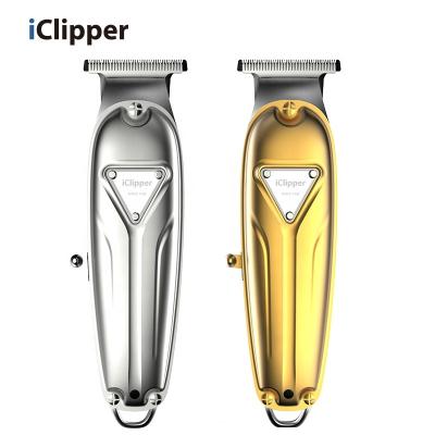 China RV IClipper-I6 Blade USB Cordless Metal Clipper Professional Rechargeable Hair Trimmer Zero Gap for sale