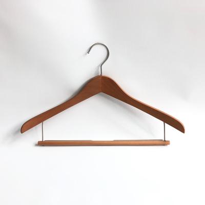 China Japan Market Best Seller CLASSIC Solid Wood Clothes Hanger for sale