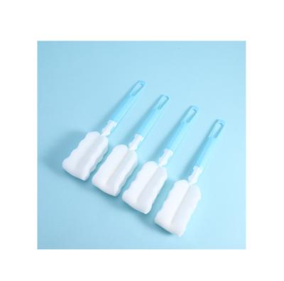 China Viable Made In China Household Handle Sponge Bottle Brush Cleaning Brush Long Water Cup Brush for sale