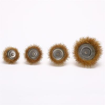 China Durable Customizable Wire Wheel Brush Cleaning Rough Surface Cleaning Industrial Wire Brush for sale