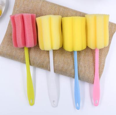 China Sustainable Plastic Handle Cup Brush Scrubber Wash Brush For Glass Decanter for sale