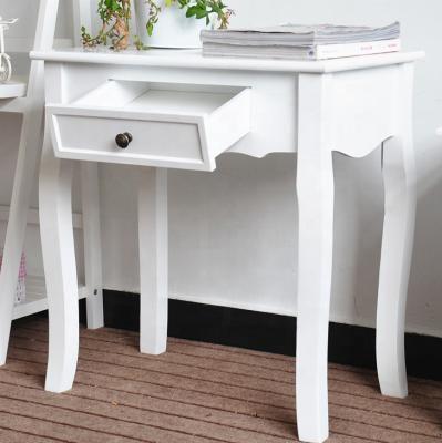 China Handmade Home Assembled French White Solid Wood Study Desk for sale