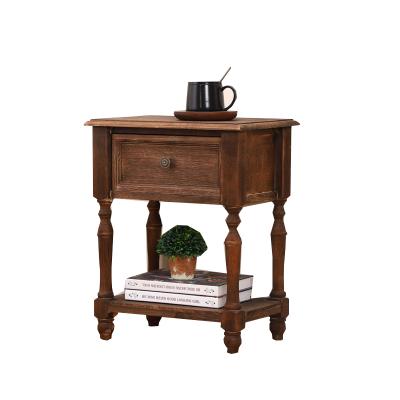 China Wholesale Modern Extendable Drawer Wooden Bedside Table for sale