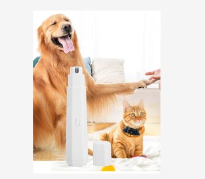 China Wholesale Stocked Viable Portable And Rechargeable Cat Dog Paw Trimmer Electric Polisher Detergent Pet Nail Grinder for sale