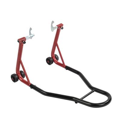 China TD-003-05 Steel Black and Red B3 Bobbin Motorcycle Stand Rear Lift Stand for Parking or Repairing for sale