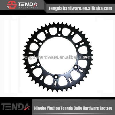 China steel all kinds of sprocket, high quality gear motor sprocket, we supply sprocket for pulsar for sale