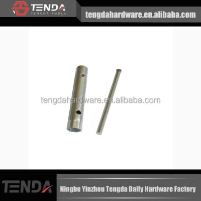 China Carbon steel hardware tool, spark plug wrench with tommy bar for sale