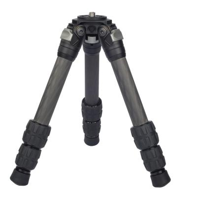 China Ultra Compact Portable Carbon Mini Tripod Carbon Fiber Travel Tripod Desktop Lightweight Camera Tripod for sale