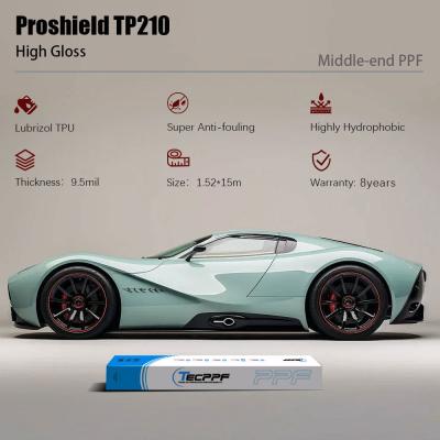 China TP210 Highly Gloss Paint Protection Film 8.5mil PPF Car Protection Film for sale