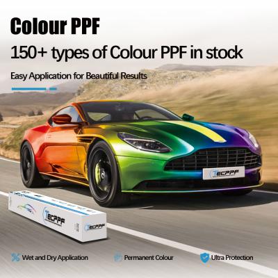 China 1.52x16m Color Paint Protection Film Colored Ppf Film Anti Stain for sale