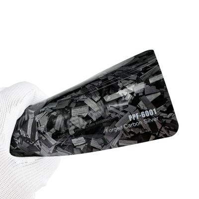 China Forged Carbon Silver Paint Protection Film 8mil Rock Chip Protection Film for sale