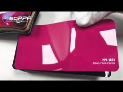PPF-1501 Deep Plum Purple Colour, 8mil Colour Change Paint Protection Film