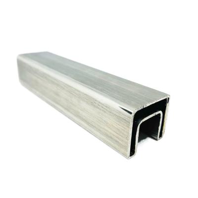 China Condibe Modern Square Stainless Steel Tube Glass Fence Balustrade for sale