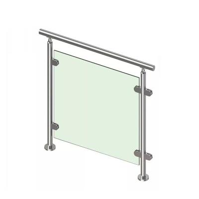 China Modern Condibe Fence Stair Stainless Steel Glass Fence Fixture for sale