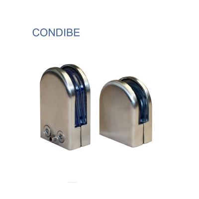 China Condibe Pillar Condibe Stainless Steel Frameless Glass Balustrade Glass Clamp Support Glass Balustrade Pillar for sale