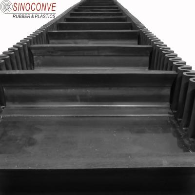 China Vertical Corrugated wall stand wave conveyor belt for sale