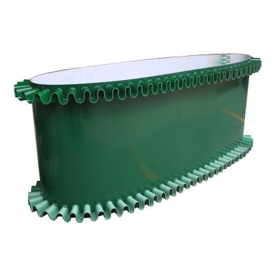 China Oem High Quality Guided Mini Industrial Pvc Smooth Skirt Conveyor Belt for sale