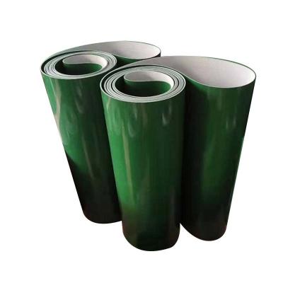 China ISO9001 Standard Customized Green White Black Blue Sidewall Cleat Chevron Edge Flat PVC Conveyor Belt for sale