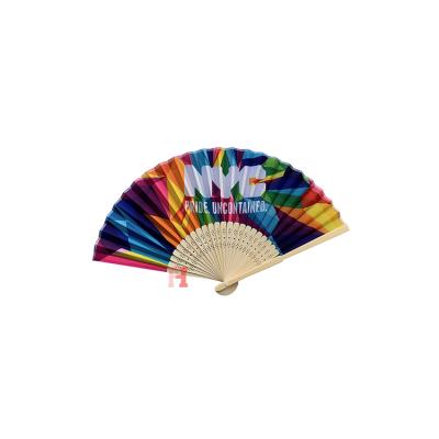 China Wholesale Europe High Grade Stylish High Quality Bamboo Fan Hand Held for sale