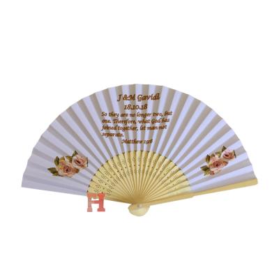 China Europe Chinese Traditions Features Custom Hand Folding Paper Fan Printed For Holiday for sale