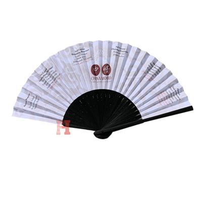 China Cheap Europe Portable Folding Gift Hand Asian Paper Promotional Fan for sale