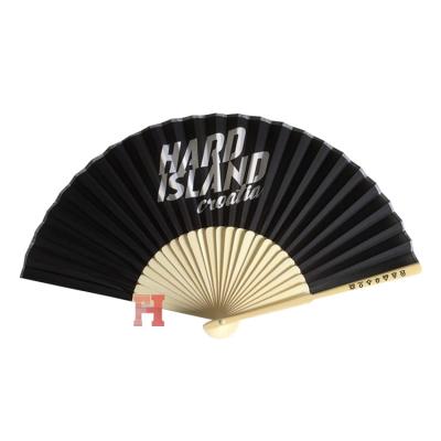 China Europe Two Sides Customized Full Printing Bamboo Portable Hand Held Wedding Paper Fans for sale