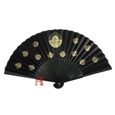 China Europe Antique Style Japanese Custom Printed Promotional Silk Folding Hand Fan for sale