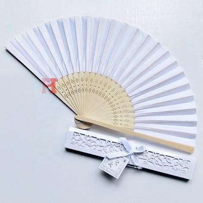 China Wholesale Cheap Gift Japanese Silk Factory Style Fan Hand Folding Fan for sale