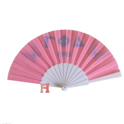 China Europe Export Promotional Printed Custom Folding Wedding Party Hand Fans For Souvenir for sale