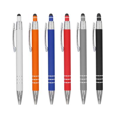 China Cheap Promotional Pen Soft Touch Stylus Pens Customized Pen 1000 Piece Pens With Custom Logo Metal for sale