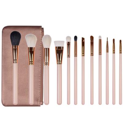 China Fan Brush 12PCS Makeup Tools 2020 Makeup Brush Set Foundation Powder To Blush Portable Cosmetic Tools Make Up Brush Brush for sale