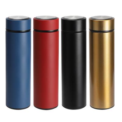 China WITH LID 500ML Double Wall Flasks Vacuum Thermos Cup Stainless Steel Thermo Water Bottle for sale