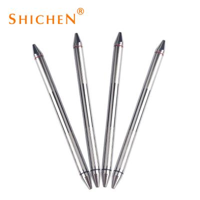 China office & School Pen Doubel Pen Grip Fine Point Black Stainless Steel Ink Pen for sale