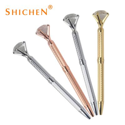 China Engraved Diamond Ballpoint Pens Bling School Office Wedding Gift Supplies Of Diamond Ballpoint Pen Designs Large for sale