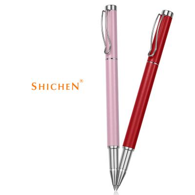 China Writing Luxury Roller Pens For Sale Ink With Simple Refil Metal Gift Set for sale