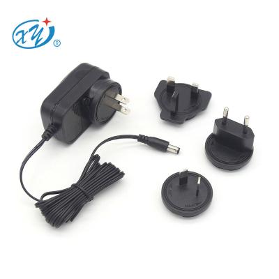 China Interchangeable FCC ETL ROHS CB AC 100-240v 50-60hz AC 100-240v 50-60hz AC 100-240v 50-60hz Camera Toys Fan Motor CE SAA RCM 12v 1a Power Supply EU UK US AU Plug Power Adapter LED Strip Light Humidifier Set Top Box CCTV for sale