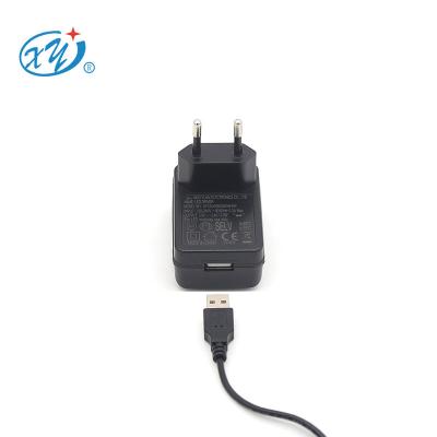 China ECM ERP LED Driver 5V USB 0.5A 1A 2A 2.1A 2.4A AC/DC Power Adapters For Strip Light Table Lamp XY12LH-050210VH-EW for sale