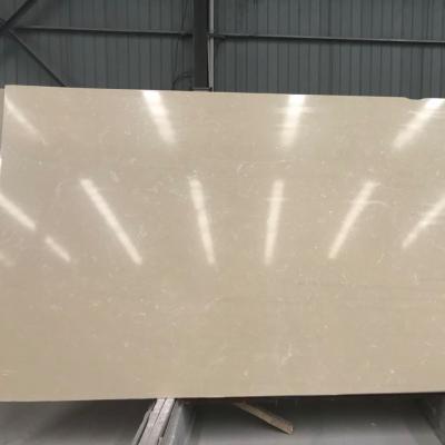 China Fantasy Polished Hot Selling Beige Artificial Marble for sale