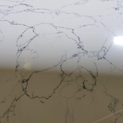 China Low Polished White Carrara Wall Factory Prices With Gold Artificial Botticino Marble for sale