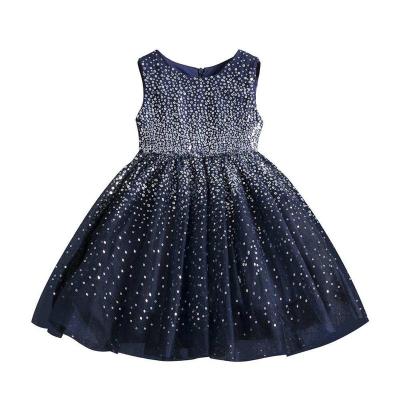 China Sleeveless Sequins Princess Dress Casual With Babies Dresses Beautiful Viable Summer Kids for sale