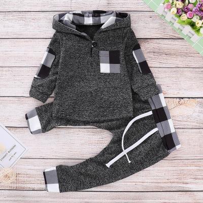 China Winter Casual Baby Boy Clothes Outfits Suit Kids Baby Clothes Sets Sweatshirt Set Winter Autumn Clothes Outfits for sale