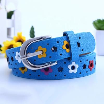 China Brand New ALLOY Fashion Soft Cute Floral Hollow Cut Waistband Sash Belt Choice Best For Kids Girls for sale