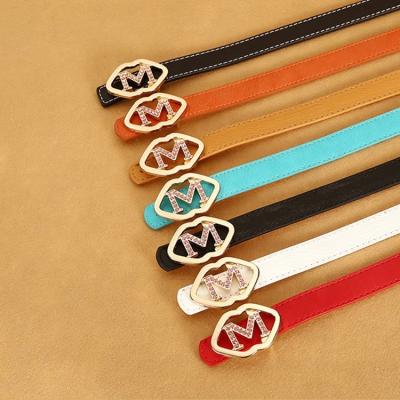 China ALLOY Fashion Kids Solid Color PU Leather Belt Child Belt Leisure Designer Children's Belts Boys Girls for sale