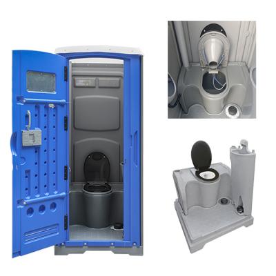 China Modern TOPPLA Material HDPE Portable Toilet with Mirror, Lock, Door Handle for sale