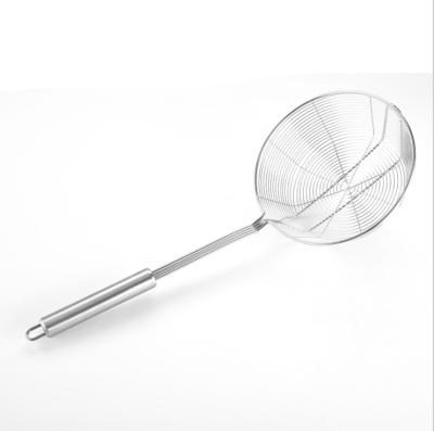 China Multifunctional Viable Good Mesh Stainless Steel Strainer Wire Skimmer Pasta Strainer Noodle Strainer for sale