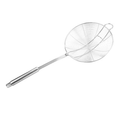 China Food Grade Food Grade Oil Filter Noodle Skimmer Strainer Viable Stainless Steel Fine Strainer for sale