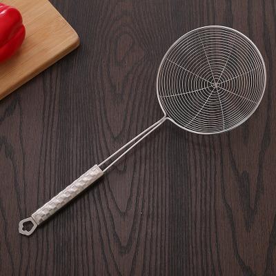 China Viable New Style Spider Stainless Skimmer Frying Sieve Oil Filter Food Strainer Stainless Steel Strainer for sale