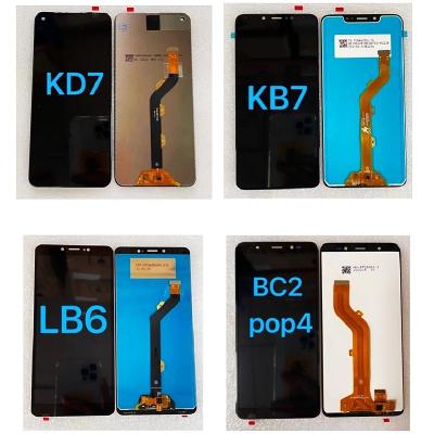 China Tecno Pouvoir 2 Air LB6 and S33 Mobile Phone LCD Display Touch Screen LCD Assembly for KB7 KD7 BC2 POP4 TECNO POUVOIR2 AIR LB6 for sale